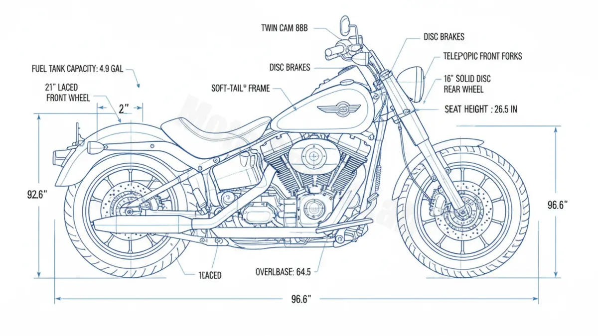 Harley-Davidson SOFTAIL STANDARD - FXST/00 Full Specifications & Ownership Data