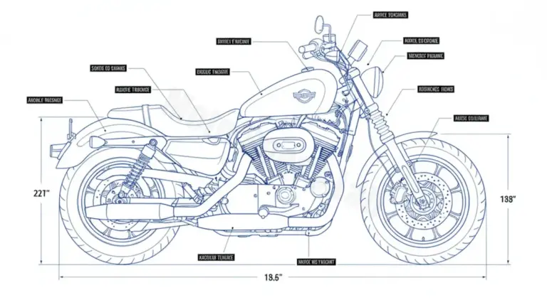Harley-Davidson SPORTSTER 1200 CUSTOM (EURO 4) – XL1200C/17 Tire Pressure, Oil Type & Fluid Specs
