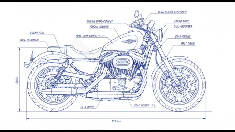 Harley-Davidson SPORTSTER 1200 CUSTOM LIMITED B (EURO 4) – XL1200CB Tire Pressure, Oil Type & Fluid Specs