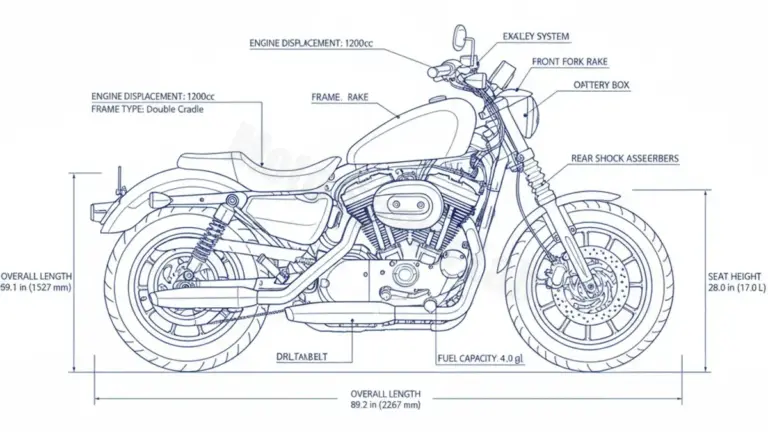 Harley-Davidson SPORTSTER 1200 CUSTOM – XL1200C/11 Specs: Engine Oil, Gap & Tire PSI