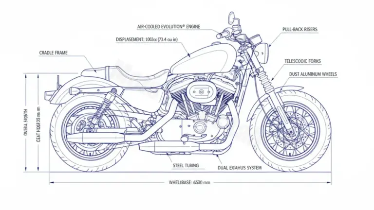 Harley-Davidson SPORTSTER 1200 SUPER LOW (EURO 4) – XL1200T/17 Full Specifications & Ownership Data