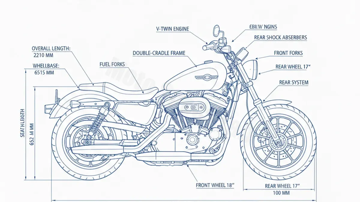 Oil & Tires: Harley-Davidson SPORTSTER 1200 SUPER LOW - XL1200T Technical Specifications specs