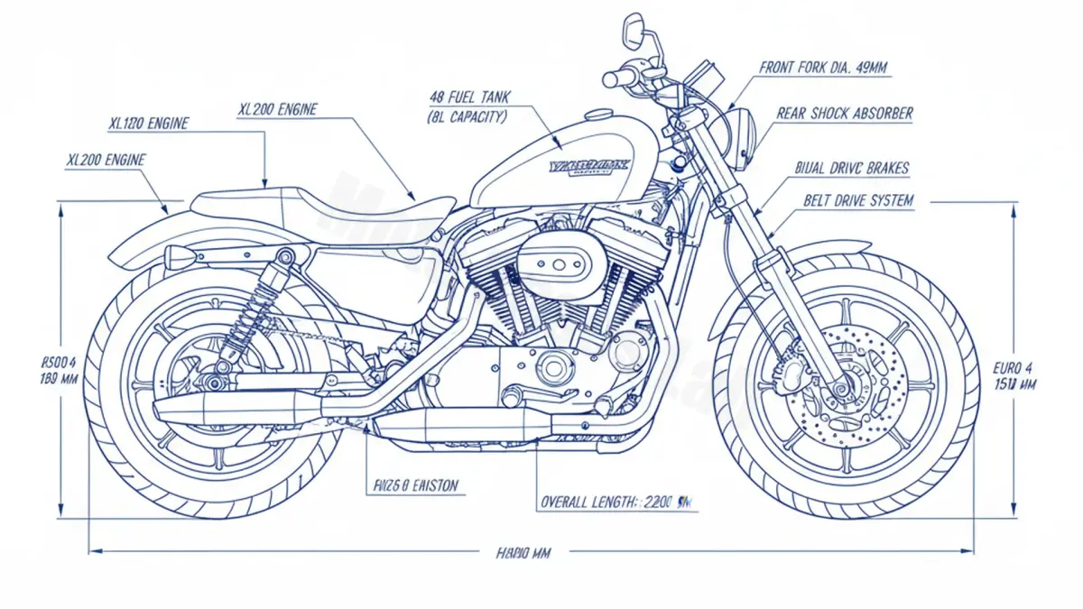 Harley-Davidson SPORTSTER FORTY-EIGHT (EURO 4) - XL1200X/17 Maintenance: Recommended Oil & Tires specs