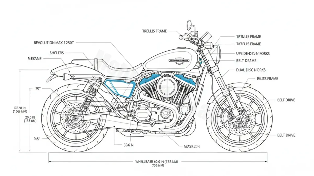 Harley-Davidson SPORTSTER S - RH1250S Workshop Data: Fluids, Plugs & Tires