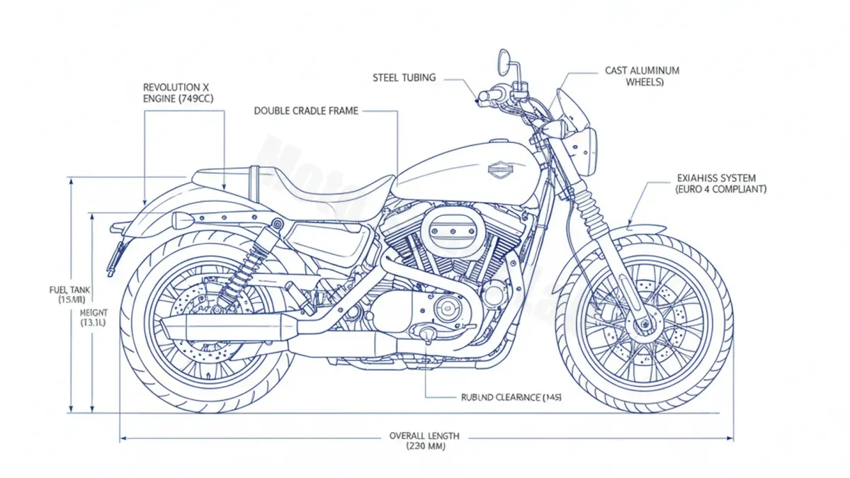 Harley-Davidson STREET 750 (EURO 4) - XG750/17 Workshop Data: Fluids, Plugs & Tires