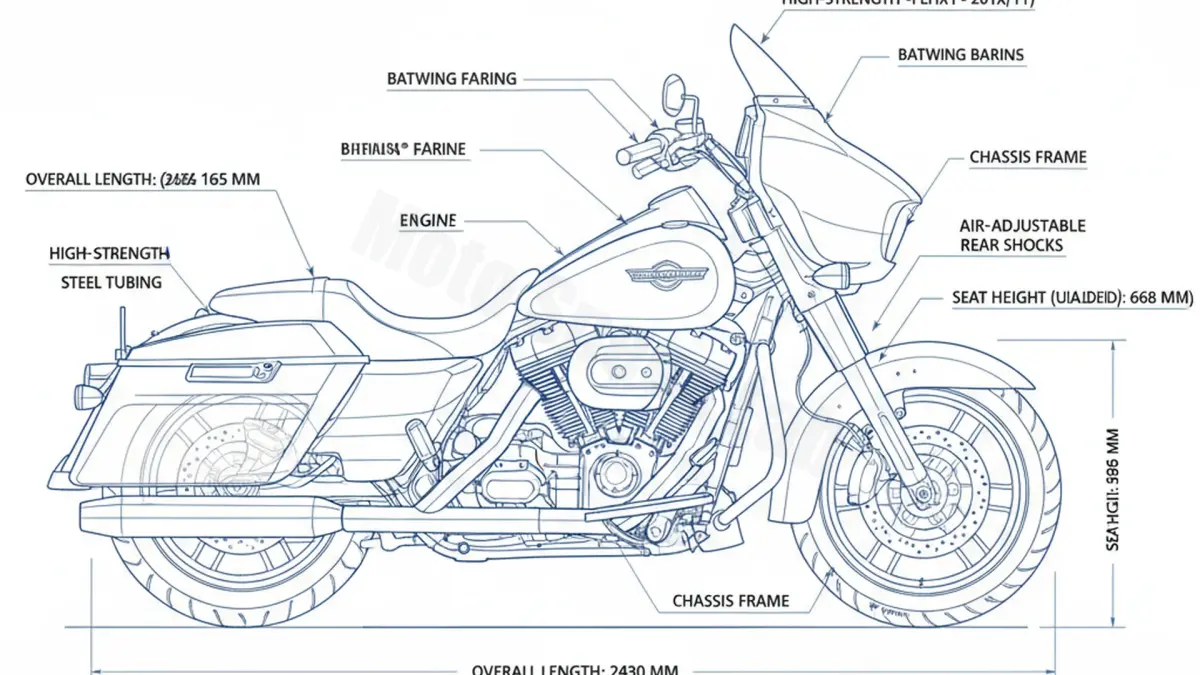 Oil & Tires: Harley-Davidson STREET GLIDE - FLHX/11 Technical Specifications specs