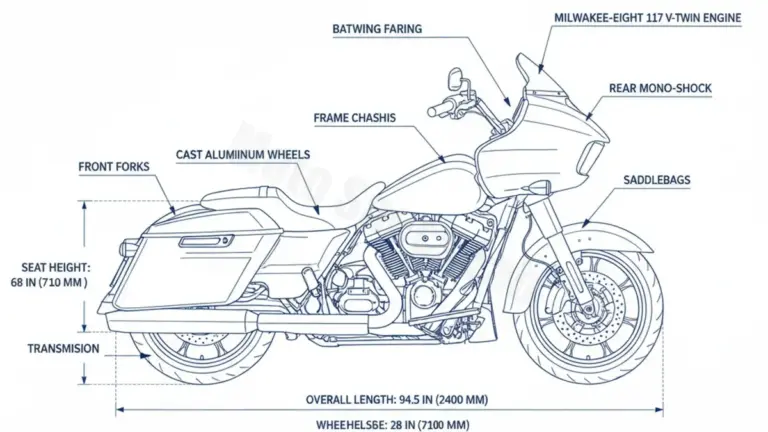 Harley-Davidson STREET GLIDE ST (117 CUI) – FLHXST Service Guide: Oil Level & Tire Specs