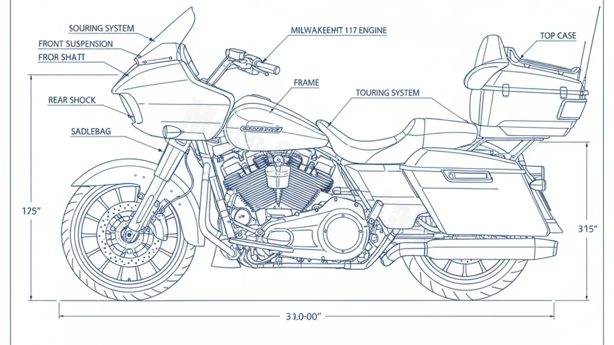 Harley-Davidson Street Glide Ultra (117 cui) - FLHXU/25 Full Specifications & Ownership Data specs