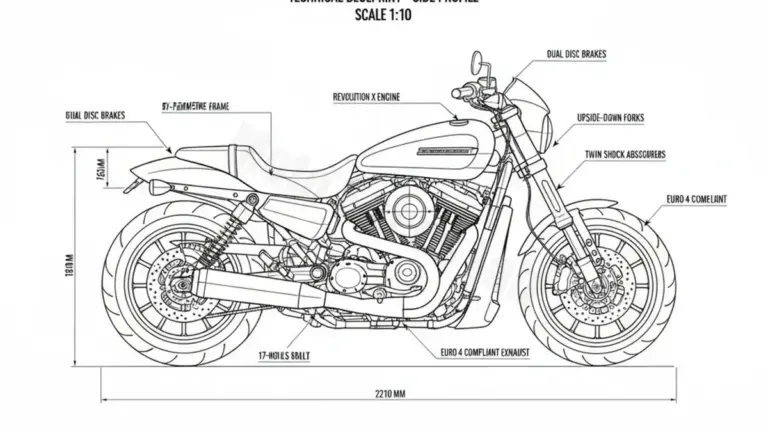 Harley-Davidson STREET ROD 750 (EURO 4) – XG750A Service Data: Oil, Battery & Specs