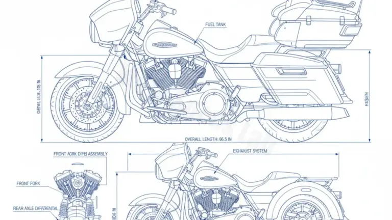 Harley-Davidson TRI GLIDE ULTRA – FLHTCUTG Service Guide: Oil Level & Tire Specs
