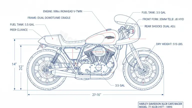 Harley-Davidson XLCR CAFE RACER – 77-XLCR Maintenance: Recommended Oil & Tires