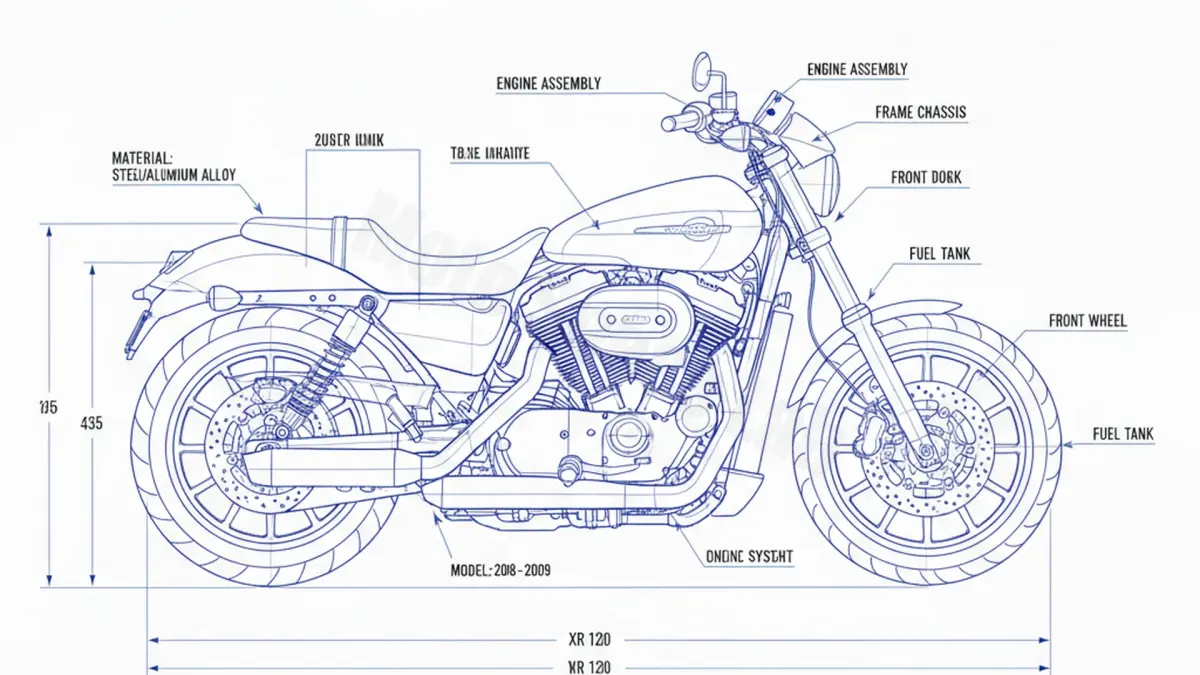 Harley-Davidson XR 1200 - XR-1200 Specs: Oil Capacity & Tire Pressure