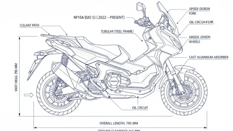 Honda ADV 350 (EUR0 5) – NF13A Specs: Engine Oil, Gap & Tire PSI