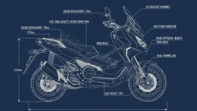 Honda ADV 350 – NF13A/25 Service Guide: Oil Level & Tire Specs