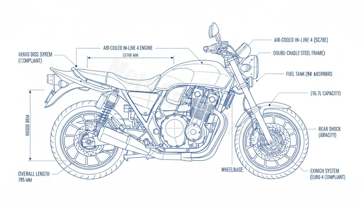 Honda CB 1100 EX (EURO 4) - SC78A Specs: Engine Oil, Gap & Tire PSI