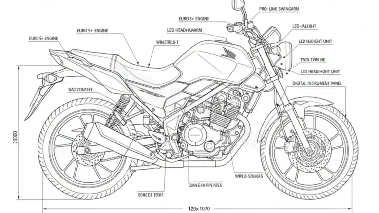 Honda CB 125 F (Euro 5+) – CB125F/26 (2024–Present) Data: Oil Capacity & Rim Specs