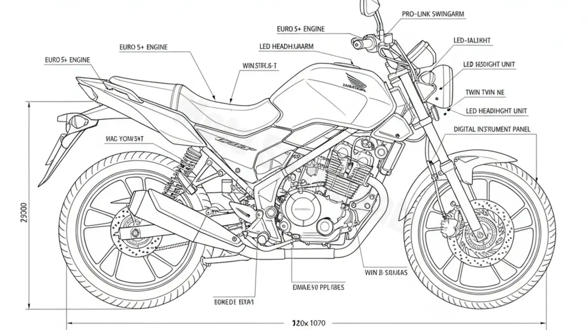 Honda CB 125 F (Euro 5+) - CB125F/26 (2024–Present) Data: Oil Capacity & Rim Specs specs