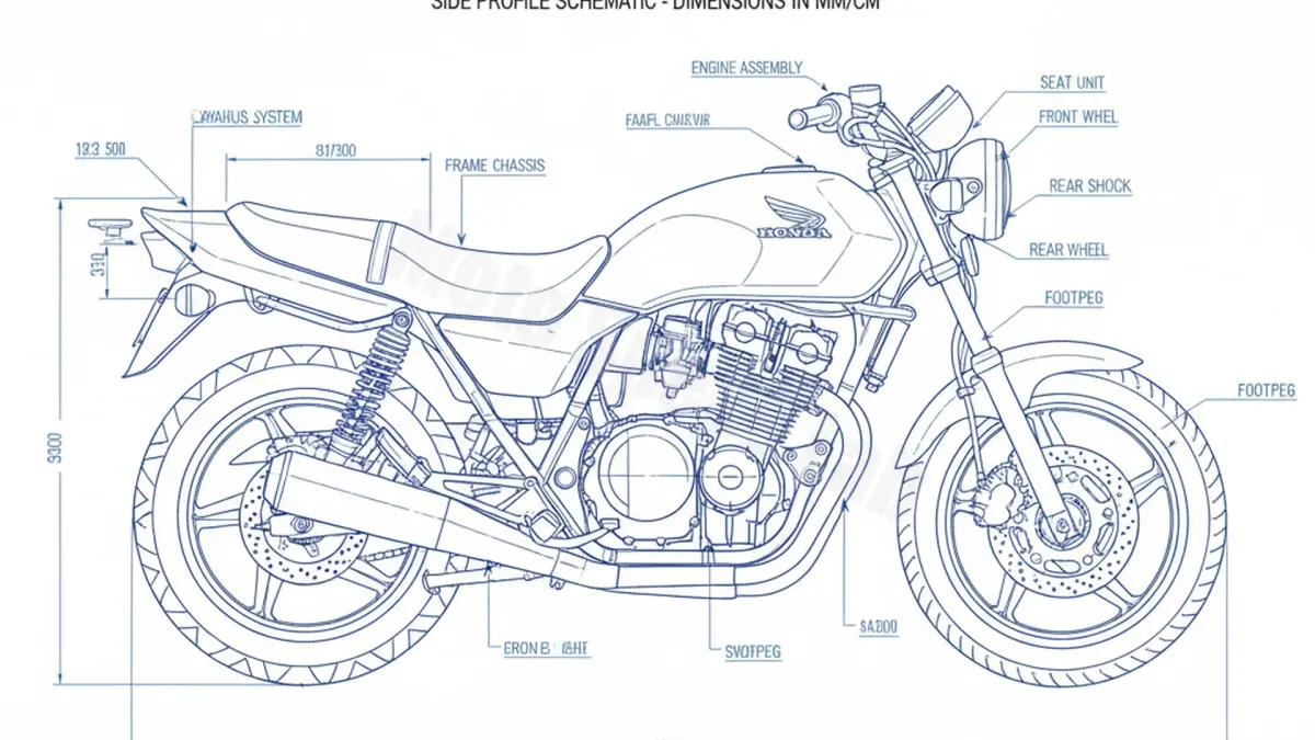 Honda CB 500 - PC26 Tire Pressure, Oil Type & Fluid Specs