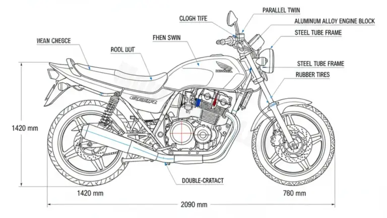 Honda CB 500/S/CUP – PC32/98 Service Data: Oil, Battery & Specs