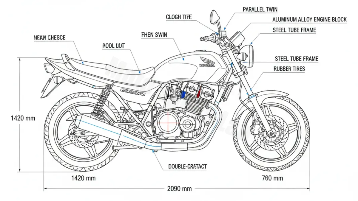 Honda CB 500/S/CUP - PC32/98 Service Data: Oil, Battery & Specs specs