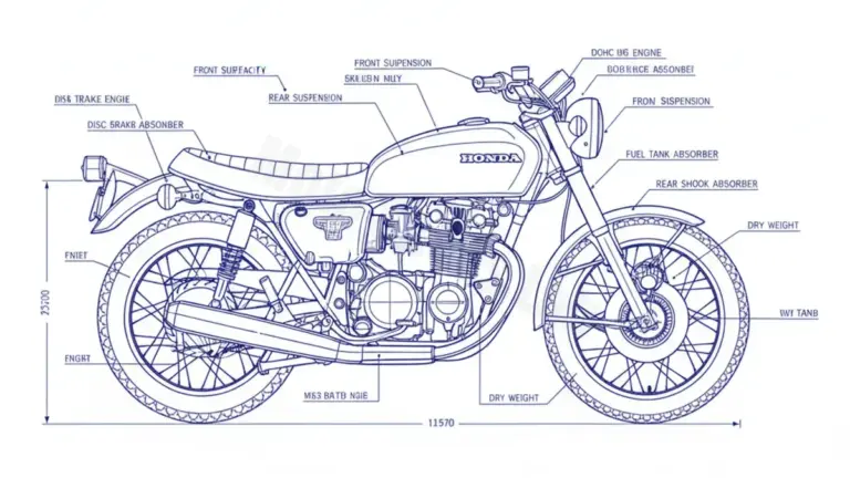 Honda CB 550 K3 – CB550K Service Data: Oil, Battery & Specs