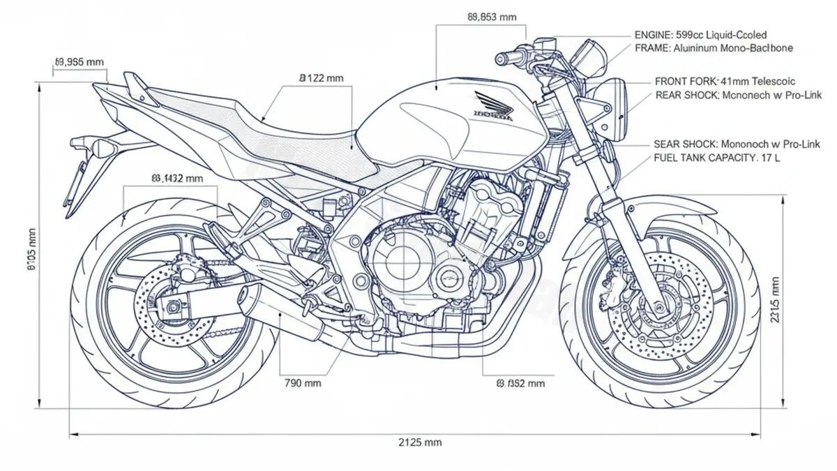 Honda CB 600 F HORNET - PC36/05 Full Specifications & Ownership Data specs