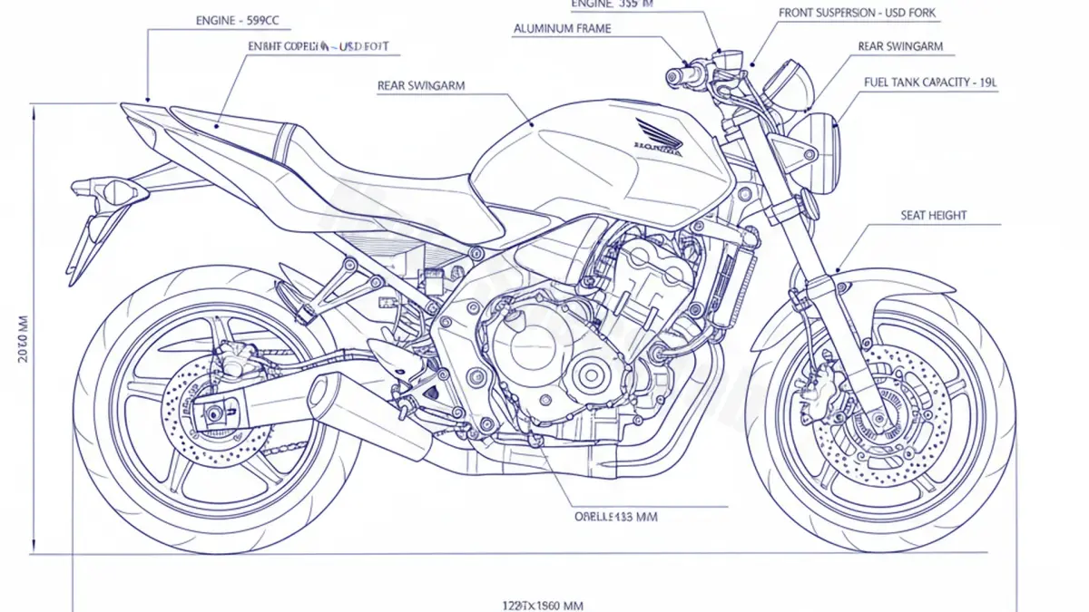Oil & Tires: Honda CB 600 F HORNET - PC41 Technical Specifications