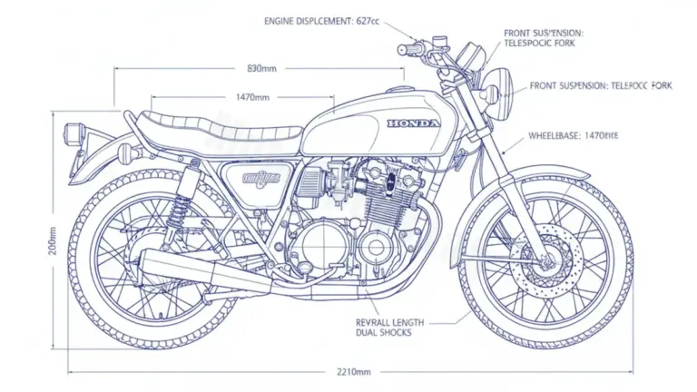 Honda CB 650 C – RC05 Service Data: Oil, Battery & Specs