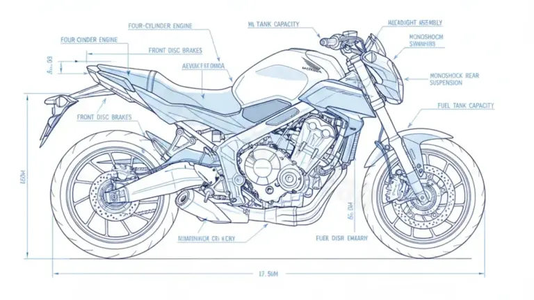 Honda CB 650 F – RC75 Specs: Oil Capacity & Tire Pressure
