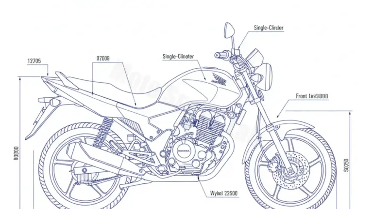 Honda CBF 125 – JC40 Service Guide: Oil Level & Tire Specs