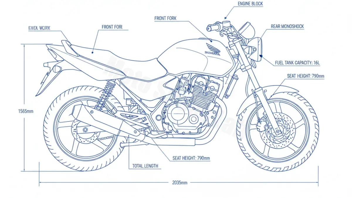 Honda CBF 250 - MC35 Specs: Oil Capacity & Tire Pressure