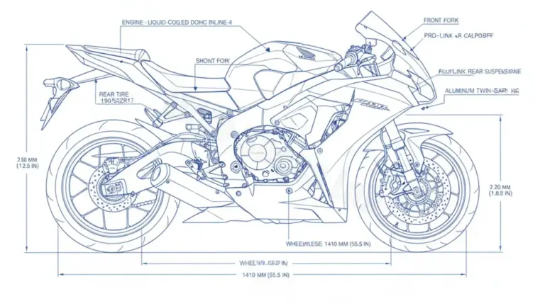 Honda CBR 1000 RR FIREBLADE – SC59 (2008–2016) Factory Oil & Tire Pressure Data