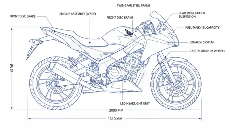 Honda CBR 125 R – JC50 Specs: Engine Oil, Gap & Tire PSI