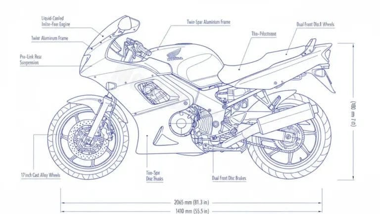 Honda CBR 600 F – PC19 Specs: Engine Oil, Gap & Tire PSI