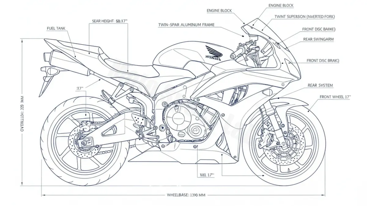 Honda CBR 600 RR - PC37/05 Full Specifications & Ownership Data specs