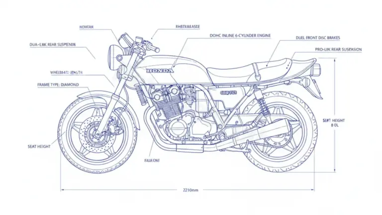 Honda CBX 1000 – CB1 Workshop Data: Fluids, Plugs & Tires