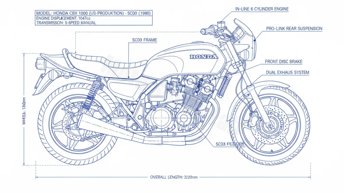 Honda CBX 1000 (US-PRODUKTION) - SC03 Maintenance: Recommended Oil & Tires