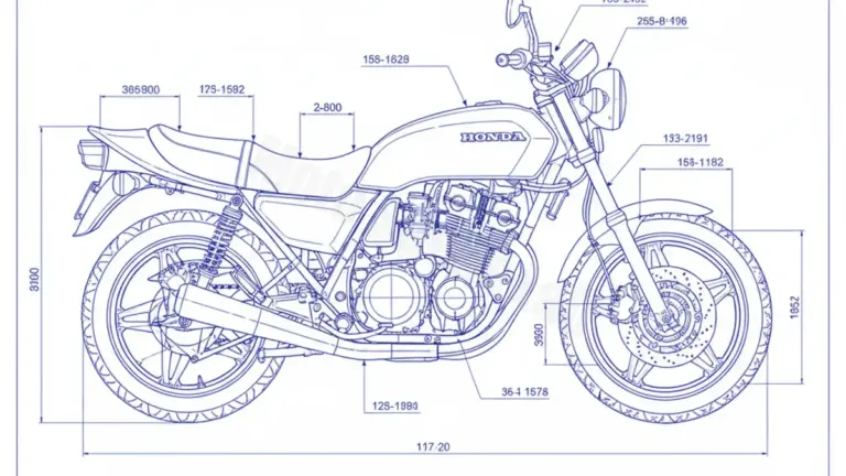 Honda CBX 550 F/F2 – PC04 (1982 – 1984) Data: Oil Capacity & Rim Specs