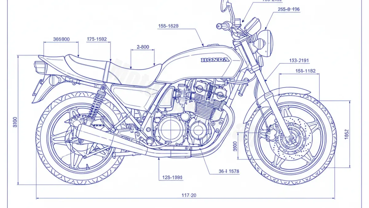 Honda CBX 550 F/F2 - PC04 (1982 – 1984) Data: Oil Capacity & Rim Specs