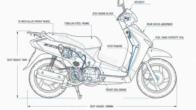Honda CH 125 SPACY – JF03 Full Specifications & Ownership Data
