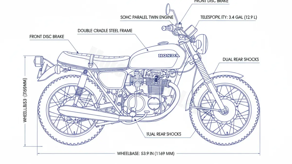 Honda CJ 360 T - CJ360 Tire Pressure, Oil Type & Fluid Specs