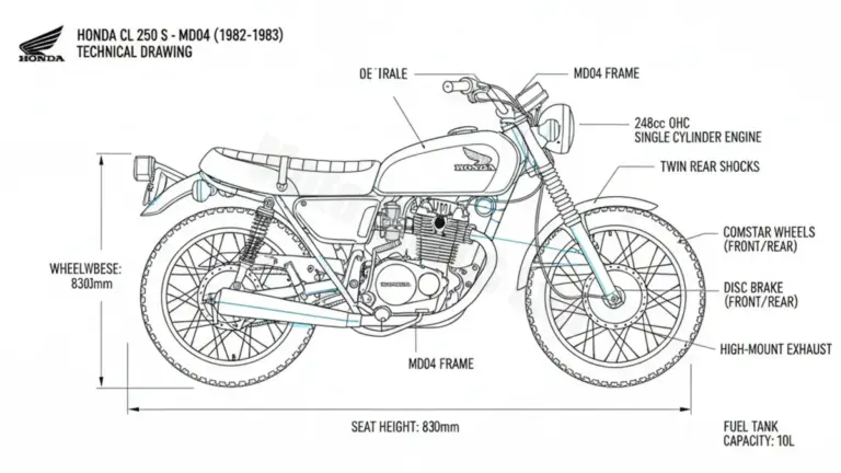 Honda CL 250 S – MD04 Maintenance: Recommended Oil & Tires