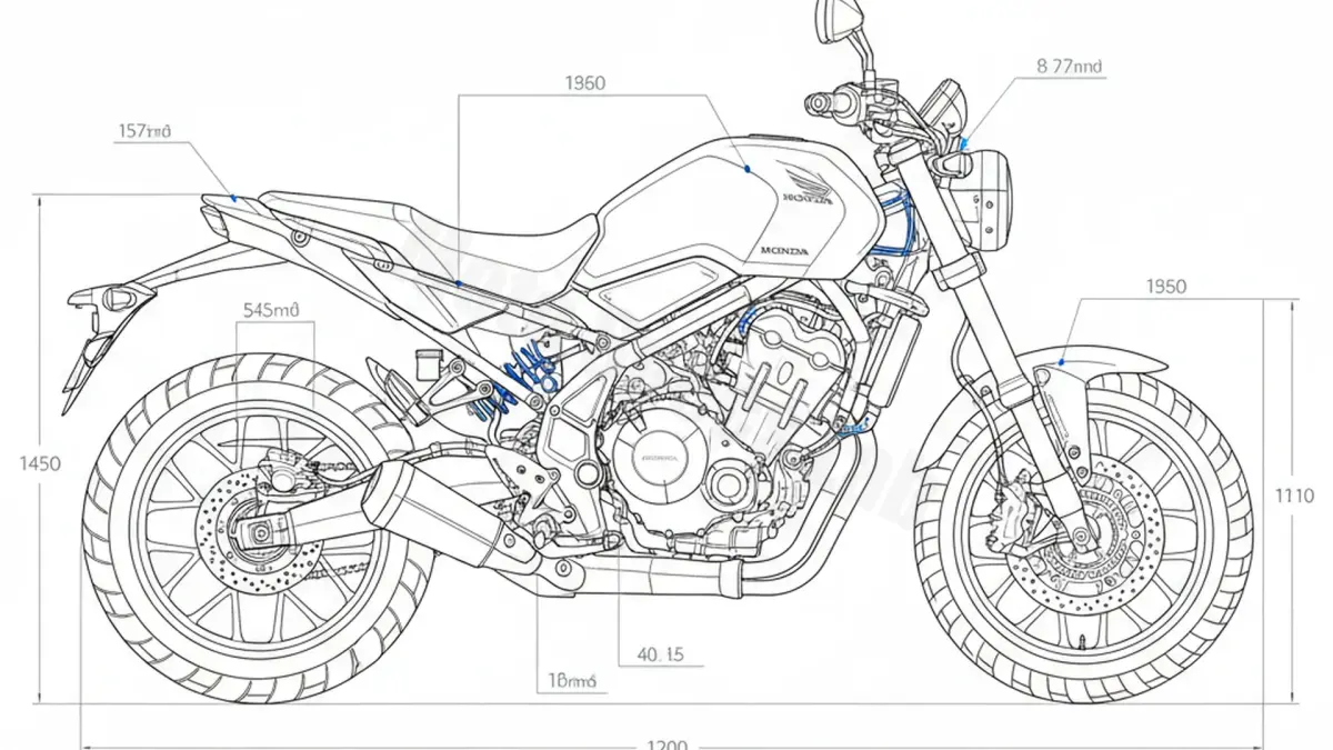 Honda CL 500 - PC74A (2023 – Present) Data: Oil Capacity & Rim Specs specs