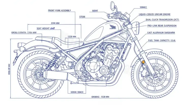 Honda CMX 1100 Rebel – SC87A Service Guide: Oil Level & Tire Specs