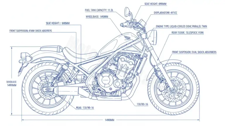 Review: Honda CMX 500 Rebel (EURO 5) – PC56A/20 (2020 – Present) Specs & Features