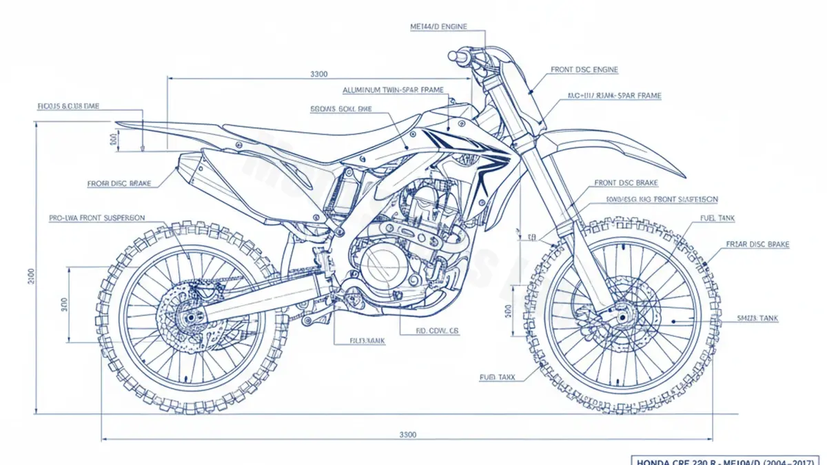 Honda CRF 250 R - ME10A/D Maintenance: Recommended Oil & Tires specs