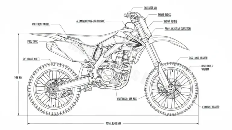 Honda CRF 250 R – ME10A/G Specs: Oil Capacity & Tire Pressure