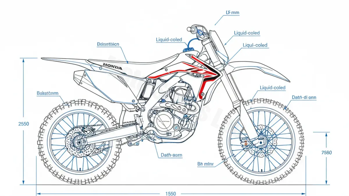 Honda CRF 250 R - ME10A/H Workshop Data: Fluids, Plugs & Tires specs