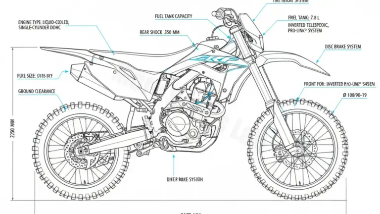 Honda CRF 250 RE – CRF250RE/17 (2017) Data: Oil Capacity & Rim Specs