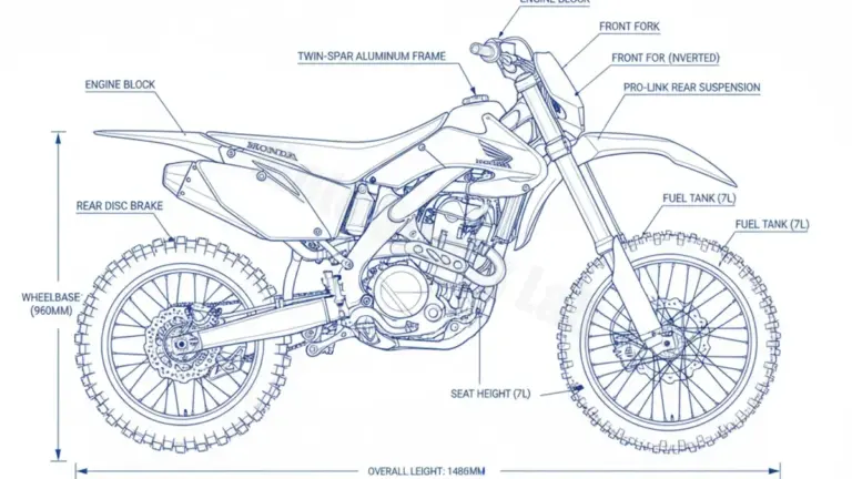 Honda CRF 250 X – ME11A/9/10 Workshop Data: Fluids, Plugs & Tires